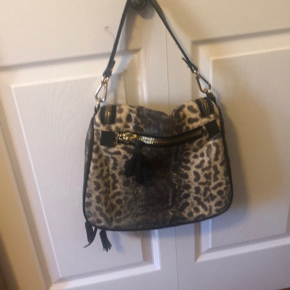 Beautiful Ports Snake Print Leather Bag - Picture 2 of 13